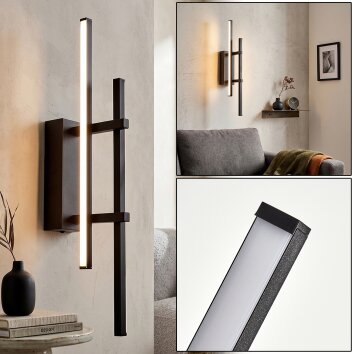 Kiron LED wall light, modern linear wall light for living room and hallway
