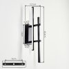 Kiron LED wall light set of 2, linear wall light for living room and hallway