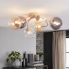 Chehalis globe ceiling light, 6-light, Ø 64 cm, G9, modern retro design