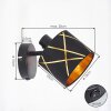 Opatija adjustable wall light set of 2 with geometric cut-out shade