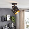 Alsen adjustable ceiling spotlight with cut-out lampshade for directed light