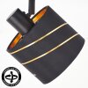 Alsen adjustable ceiling spotlight with cut-out lampshade for directed light