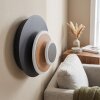 Lemik LED wall light, round adjustable wall lamp for living room and hallway