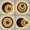 Lemik LED wall light, round adjustable wall lamp for living room and hallway