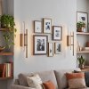 Kiron LED wall light set of 2, modern vertical bar wall lamp for living room