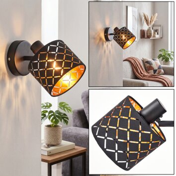 Tallaboa adjustable wall light with symmetric slots, reading light for sofa corners