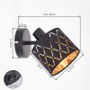 Alsen adjustable wall light with cut-out shade, E14 wall sconce for bedroom