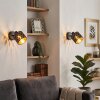 Alsen adjustable wall spotlight set of 2 with cut-out shade, E14, rotatable head