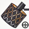 Alsen adjustable wall spotlight set of 2 with cut-out shade, E14, rotatable head