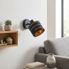 Alsen adjustable wall light with symmetrical slits and E14 socket, swivelling head