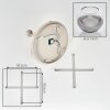 Koyoto 5-light globe ceiling light, round ceiling lamp ø 45 cm, E14