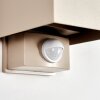 Tamarin LED outdoor wall light with motion sensor for front door and garden
