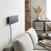 Rectangular Flat LED Wall Light Axion, RGB edge glow, 3000 Kelvin warm white