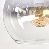 Koyoto 4-light globe ceiling light, round retro ceiling fixture Ø 38 cm, E14