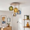 Koyoto globe ceiling light, 4-light E14 for dining room and living room, retro