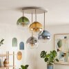 Koyoto 4-light globe ceiling light, round ceiling lamp Ø 38 cm, E14