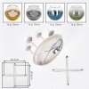 Koyoto 4-light globe ceiling light, round ceiling lamp Ø 38 cm, E14