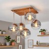 Gastor ceiling light with globe shades, 5-light E14 fixture, ø 39 cm