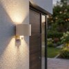 Tamarin LED outdoor wall light with motion sensor, adjustable up-down beam