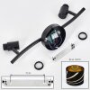 Alsen 2-light ceiling spotlight with rotating heads, E14, retro-vintage style