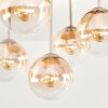 Gastor ceiling light with globe shades, 5-light E14, Ø 39 cm for dining room