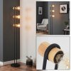 Voril retro 3-light floor lamp with foot switch, E27, 141.5 cm tall, Ø 23 cm