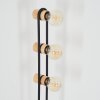Voril retro 3-light floor lamp with foot switch, E27, 141.5 cm tall, Ø 23 cm