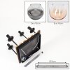 Koyoto globe ceiling light, 4-light boho retro design for dining and living room