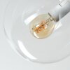 Gastor 7-light ceiling light, round globe ceiling lamp, E14, 82 cm diameter