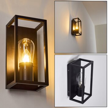 KARLSBORG Wall Light black, 1-light source