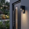 Outdoor wall light Kingstown, modern semi-circle head with motion sensor, IP44