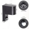 Kingstown outdoor wall light with motion sensor, GU10 set of 2 for front doors