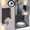 Kingstown outdoor wall light with motion sensor, 2-light front door light