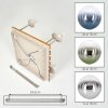 Gastor 5-light globe ceiling light with slatted ceiling plate, E14, Ø 39 cm