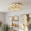 Seloria LED ceiling light with remote control, Ø 40 cm, round ring design