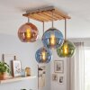 Koyoto 4-light globe ceiling light, modern vintage fixture for living room