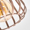 Keldor reading wall light with adjustable cage shade and on/off switch