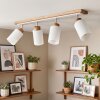 Alvorn 4-light adjustable ceiling spotlight, E27, for dining room and hallway