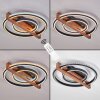 Selani LED ceiling light with remote control, round ring design, 2700-6500 Kelvin