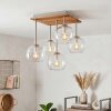 Koyoto 5-light globe shade ceiling light with E14 fittings and layered canopy