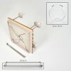 Koyoto 5-light globe shade ceiling light with E14 fittings and layered canopy