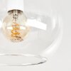 Koyoto 5-light globe shade ceiling light with E14 fittings and layered canopy