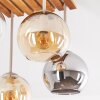 Koyoto 4-light ceiling light with globe shades for dining room and living room