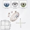 Gastor globe ceiling light, 4-light round retro ceiling lamp ø 38 cm