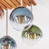 Gastor ceiling light with globe shades, 4-light ceiling lamp for living room