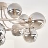 Chehalis 12-light round globe ceiling light, ø 76 cm, G9, modern retro vintage