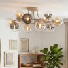 Chehalis globe ceiling light, 12-light round ceiling lamp, 76 cm diameter