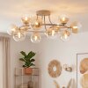 Chehalis 12-light globe ceiling light, round retro design, Ø 76 cm, G9 fitting