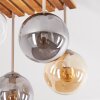 Scandinavian 2-Light Ceiling Spotlight Safari with Conical Slotted Sand Shades