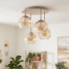Koyoto 4-light globe ceiling light, round 38 cm, for living room and dining room